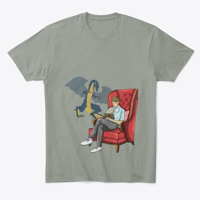 Son Of A Librarian Promo Tee - Dragon