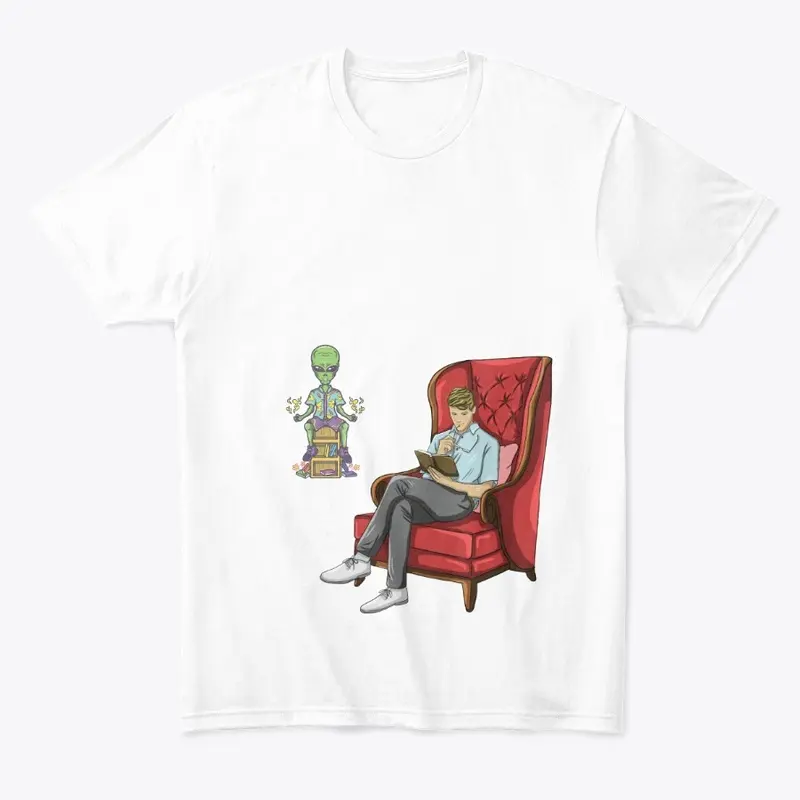 Son Of A Librarian Promo Tee - Alien